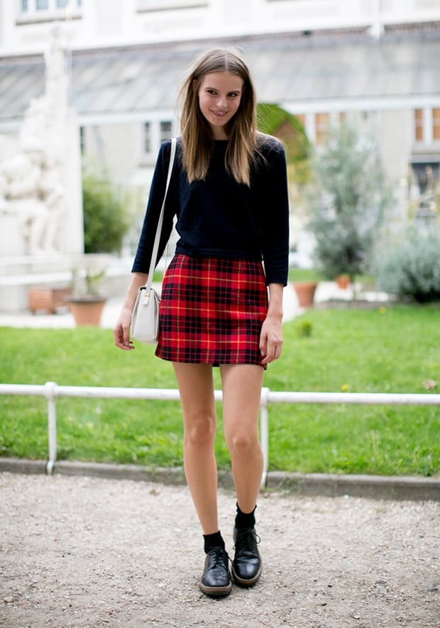 The Plaid Skirt And Its Many Faces The Fashion Tag Blog