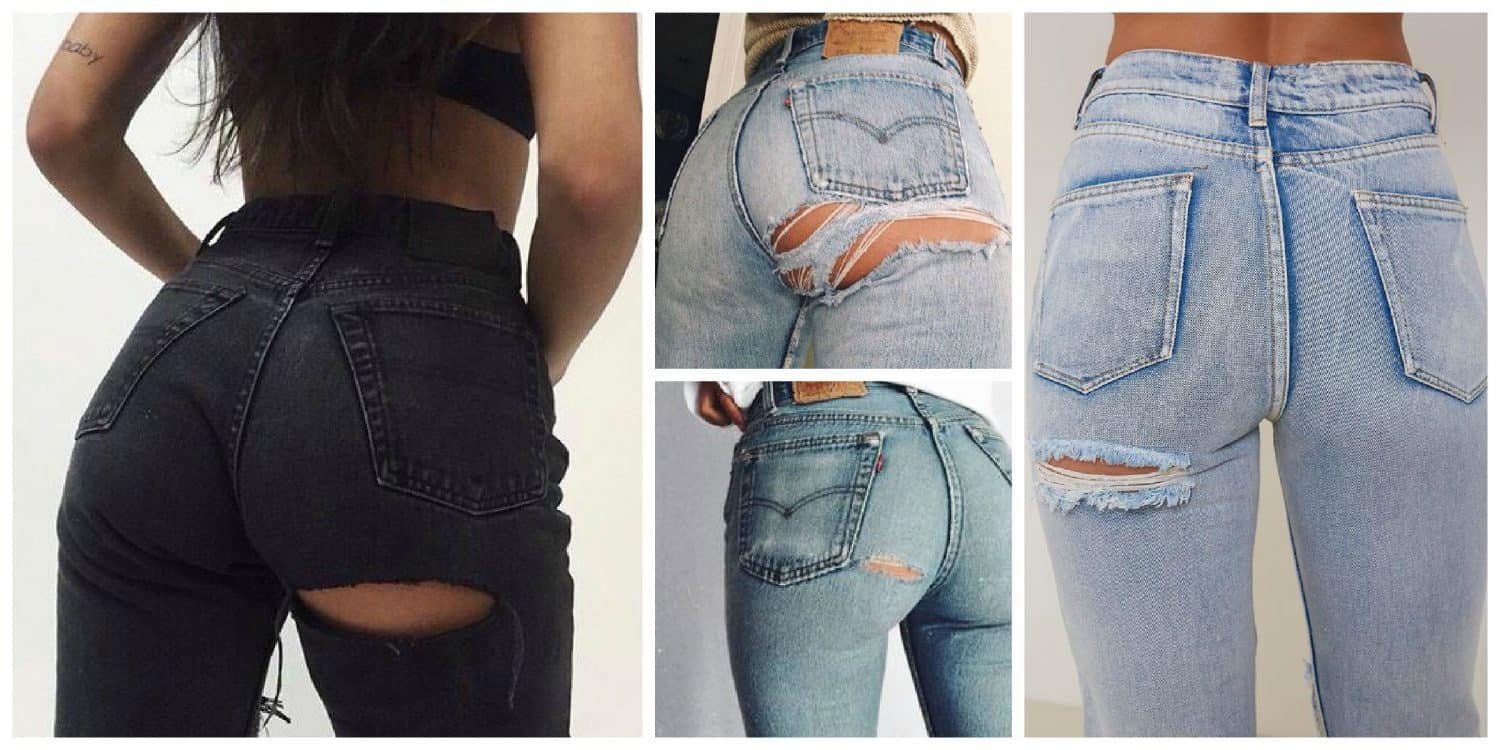 Butt Ripped Jeans: From Instagram To The Streets!? - The Fashion