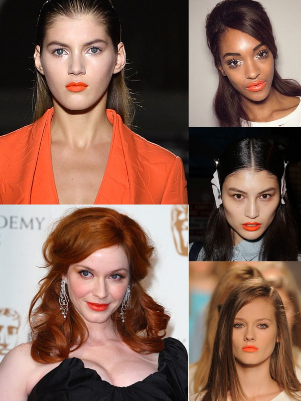 make-up-orange-lips