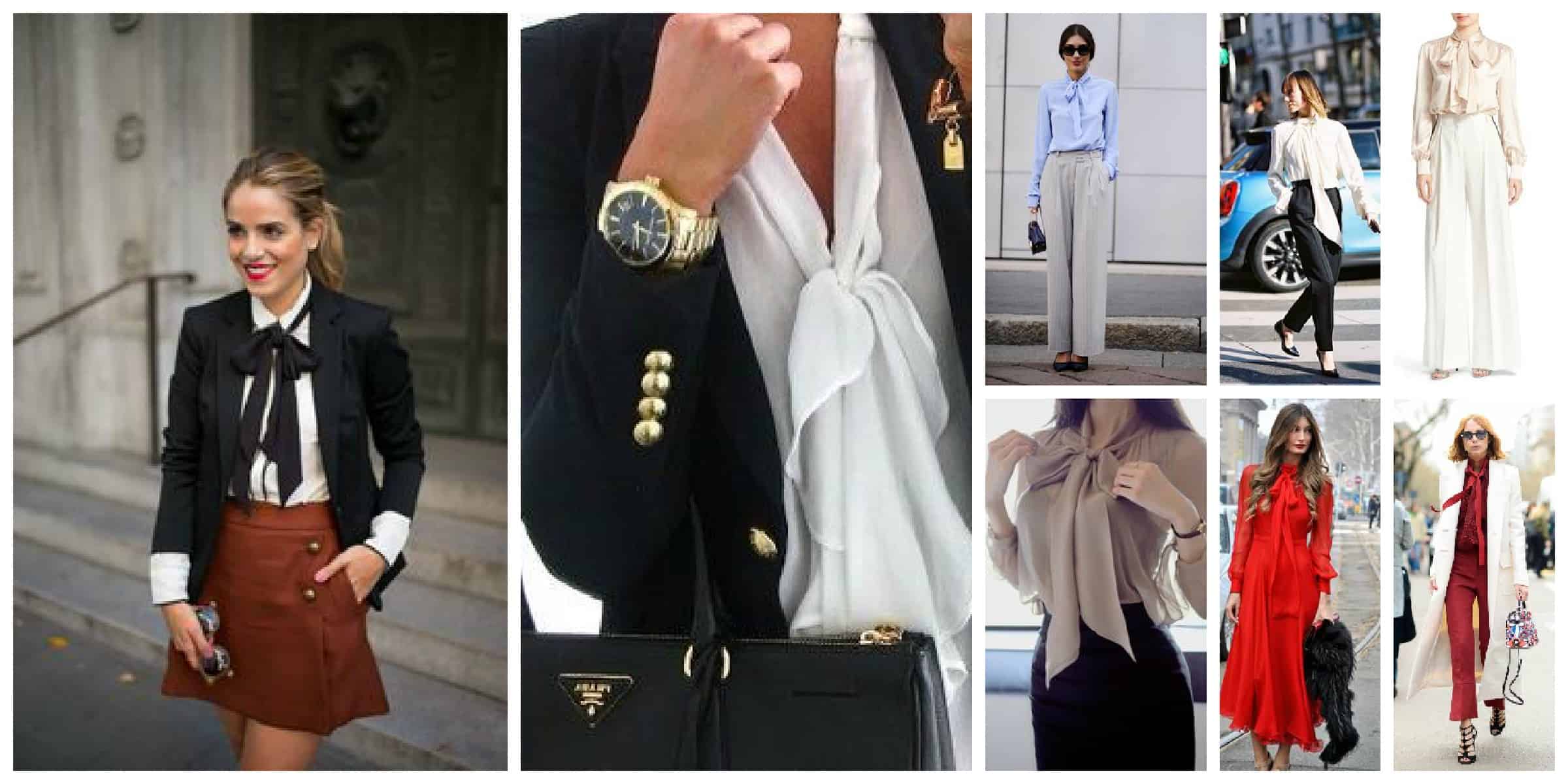pussy bow blouse
