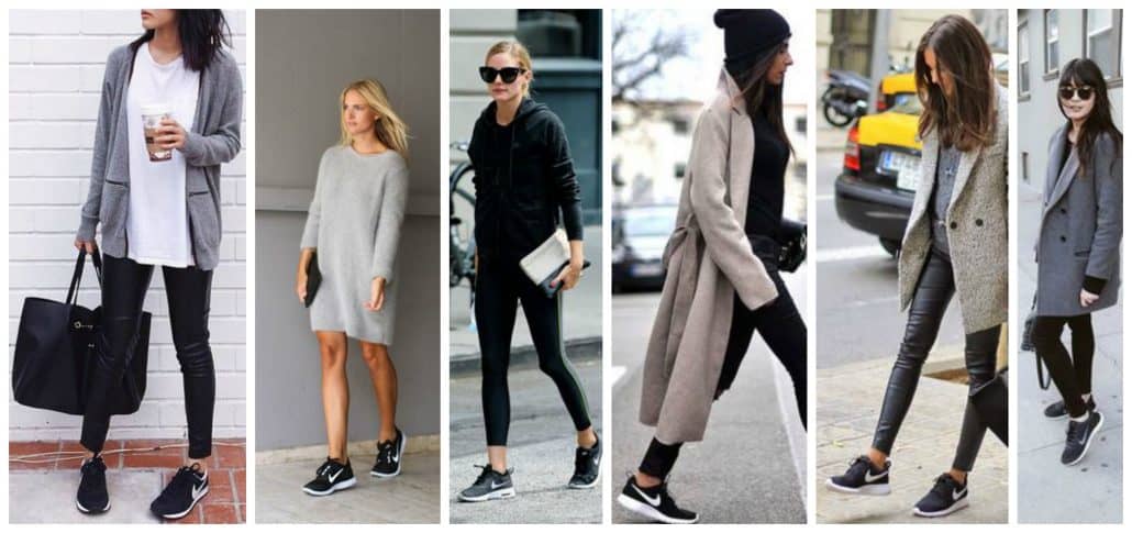 trendy black sneakers 2019