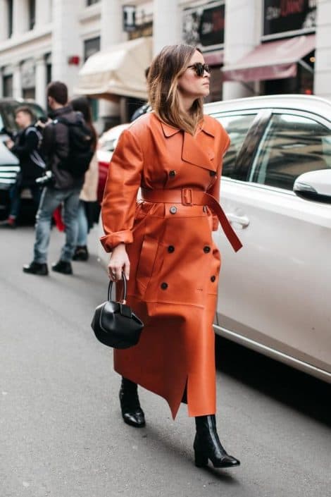 Trench Coat Burberry Vogue 2018 Trend Coat 2018 Leather Jacket