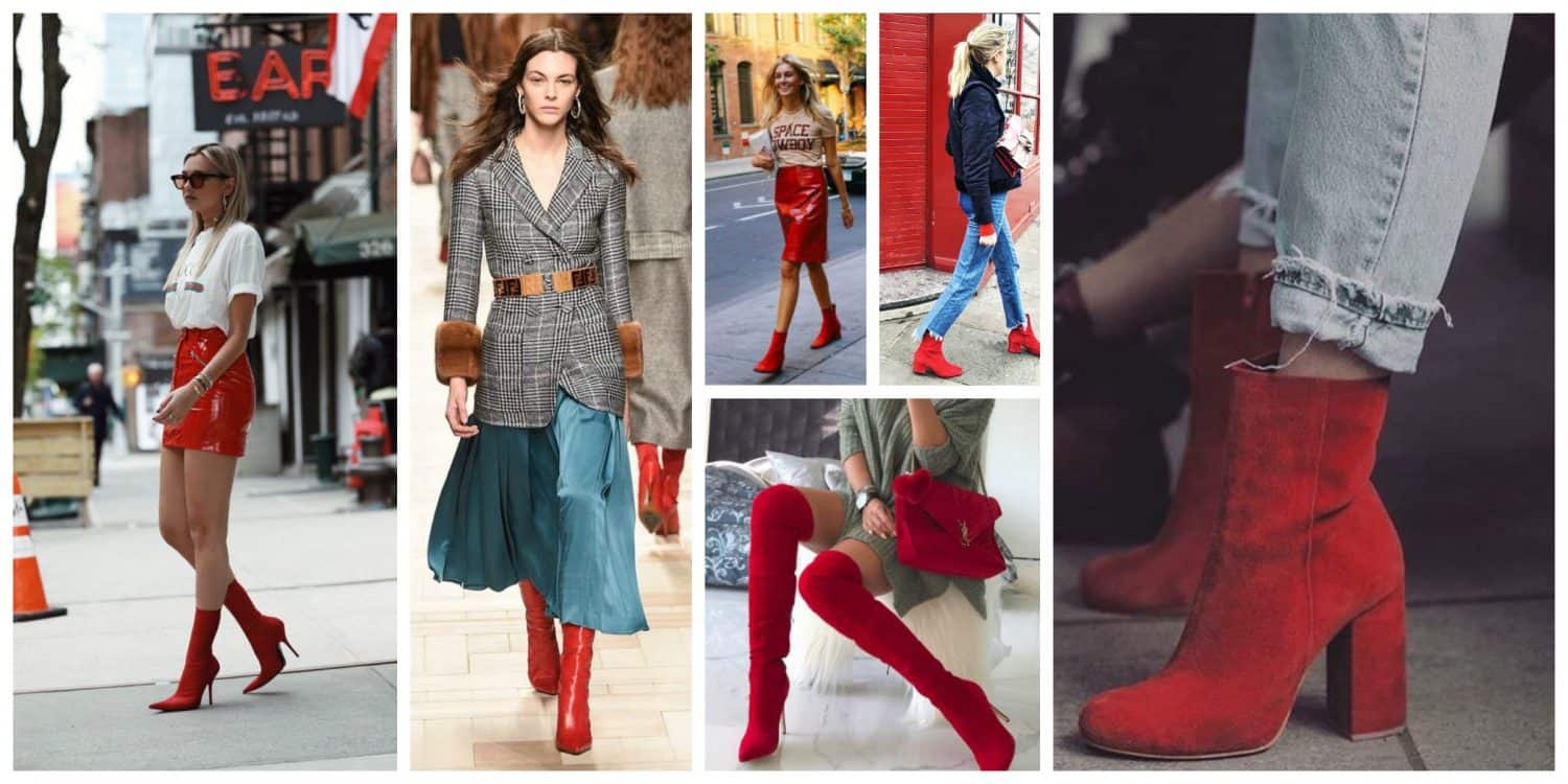 Red Boots: The 2018 Biggest Trend That Goes With Everything! - The Fashion  Tag Blog