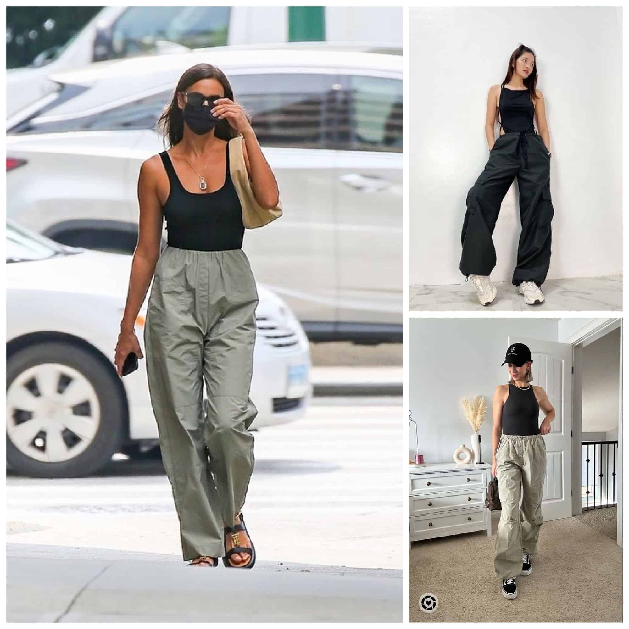 HIMIWAY Cargo Pants Women Palazzo Pants for Women Women's Fashion Casual  Solid Color Washed Denim Multi-Pocket Overalls Pants Army Green C M -  Walmart.com