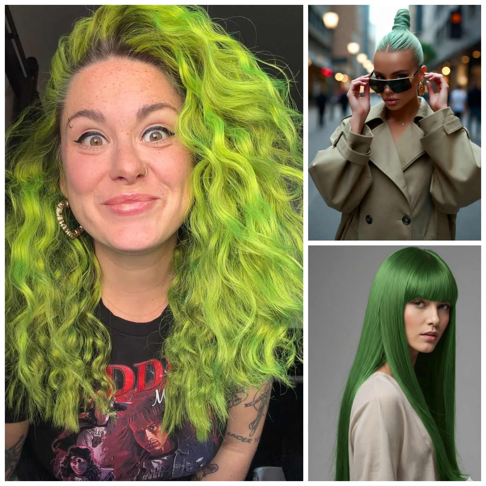 green hair dye