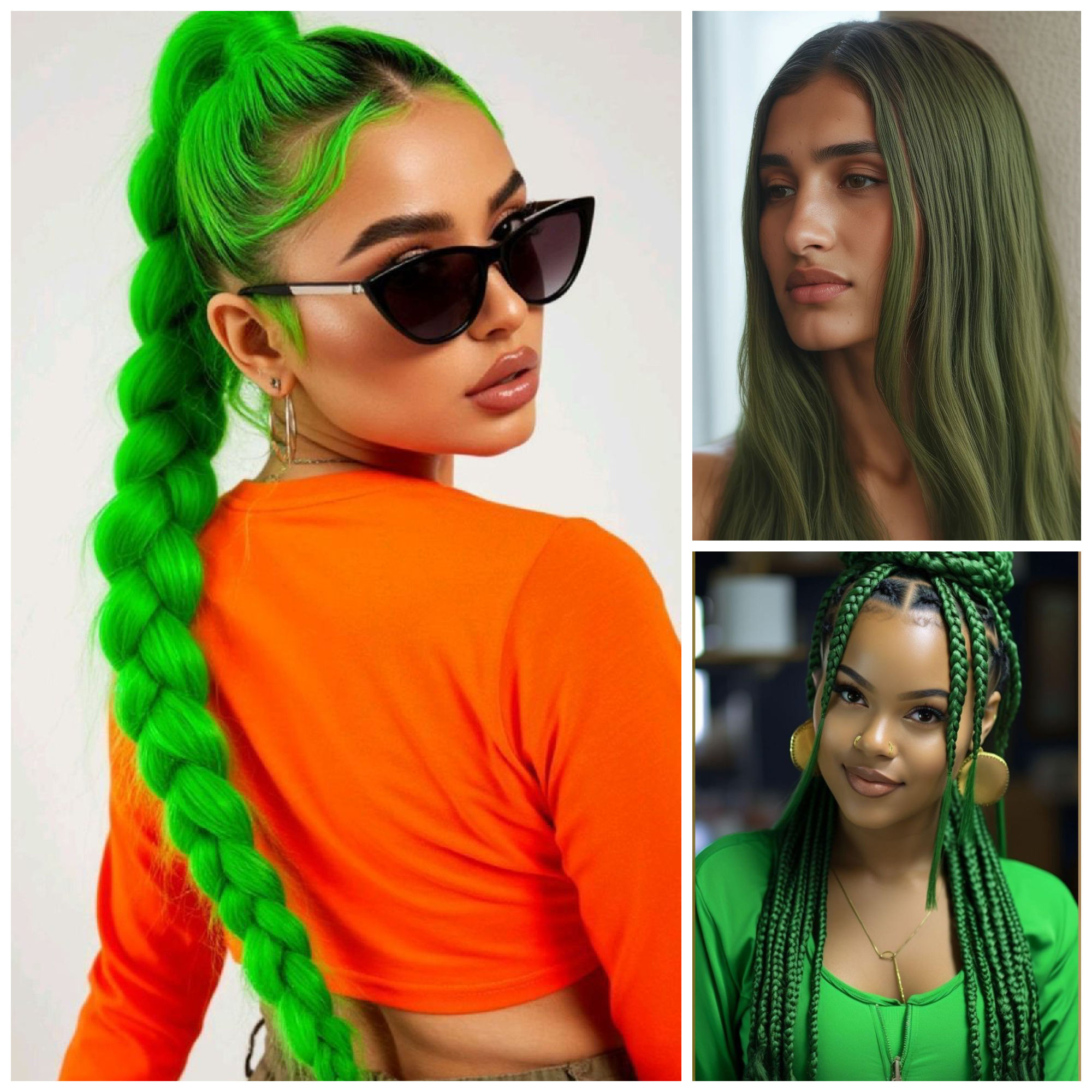 green hair dye