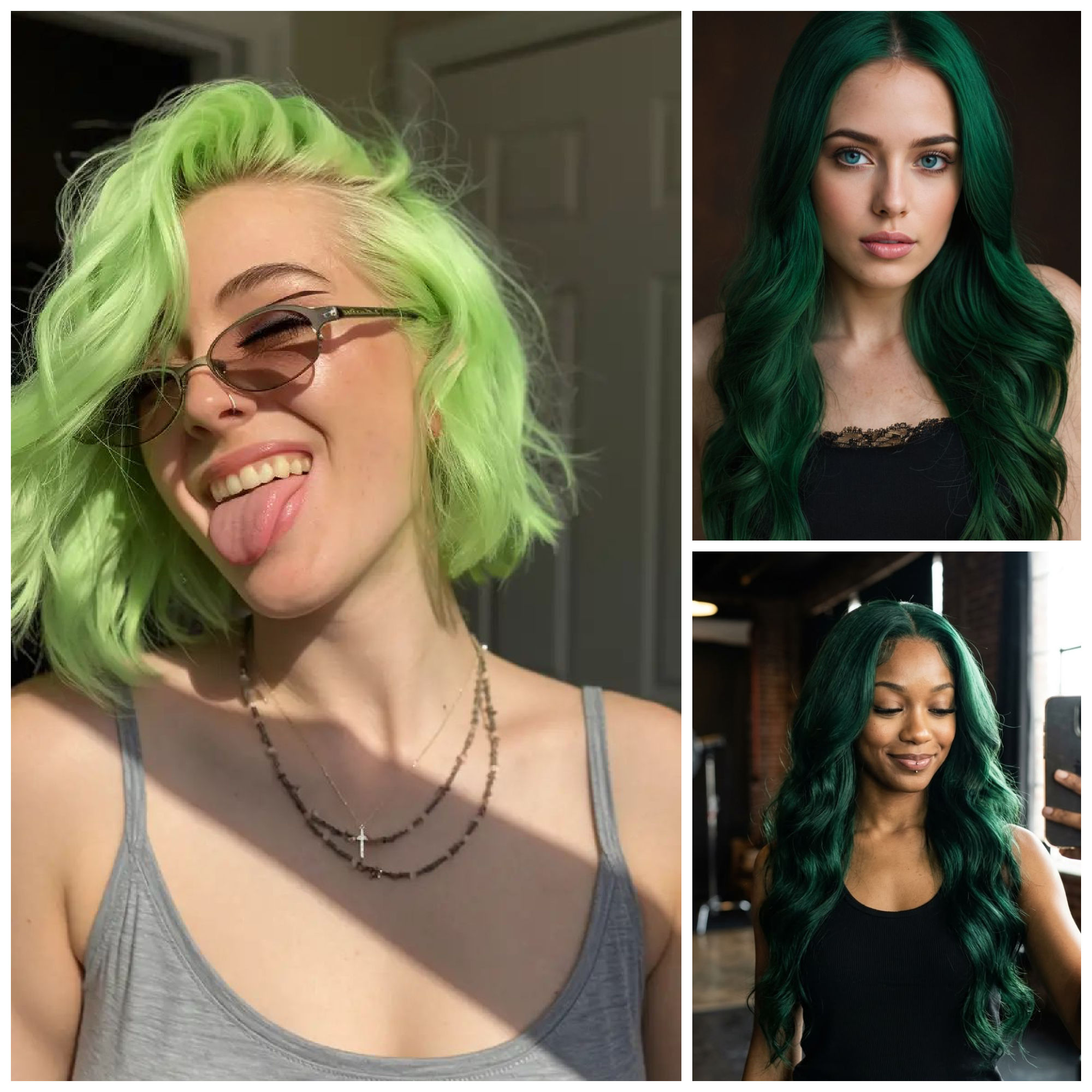 green hair dye