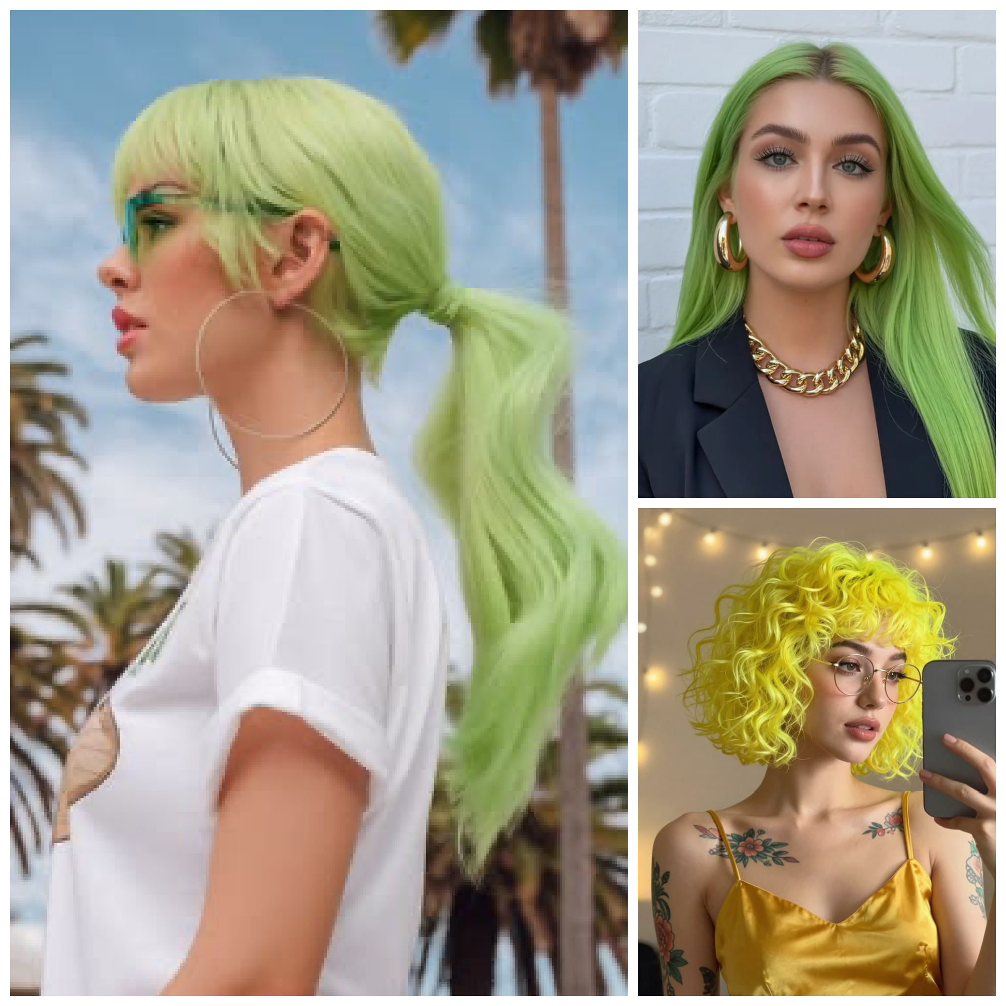 green hair dye
