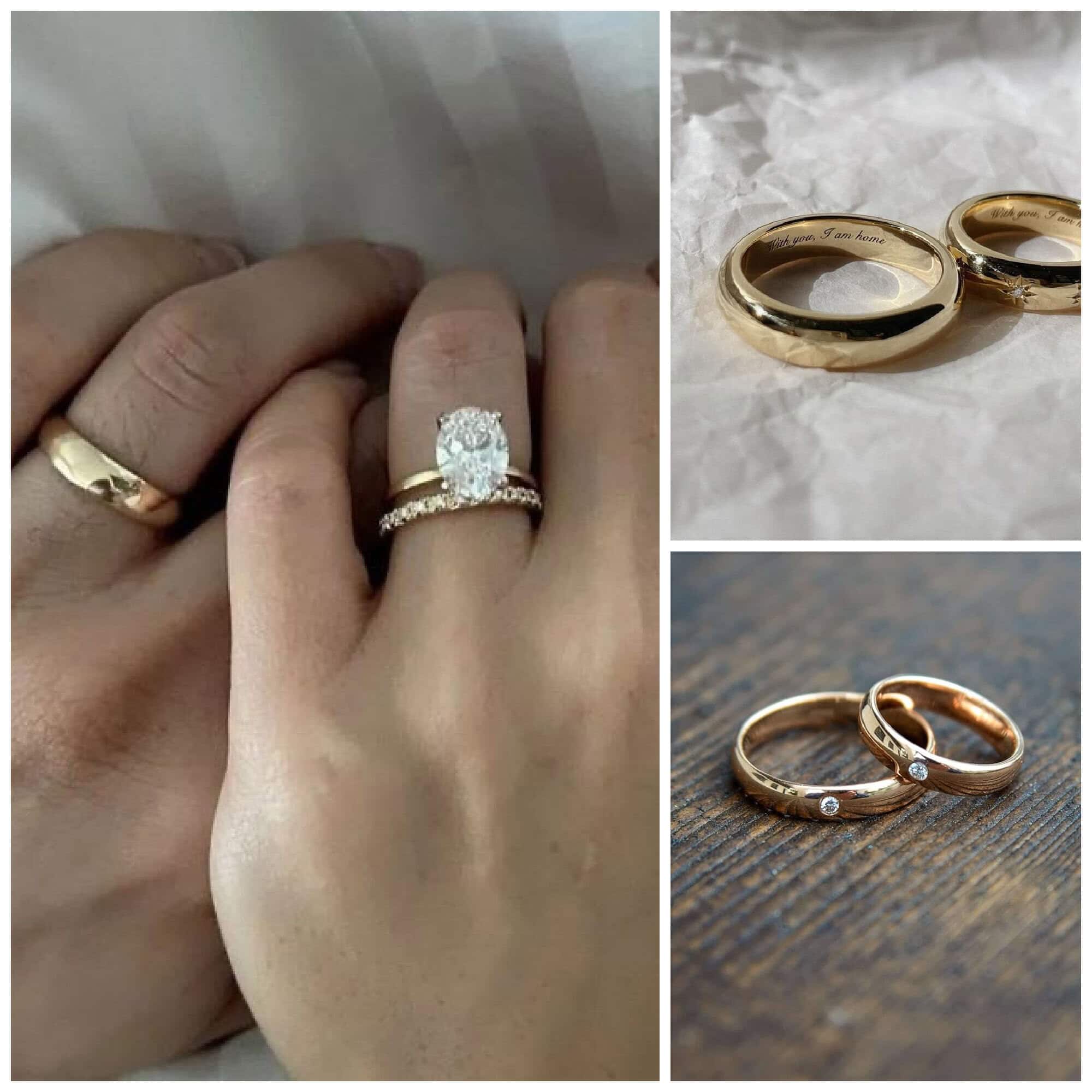 Matching Bride & Groom's Wedding Rings