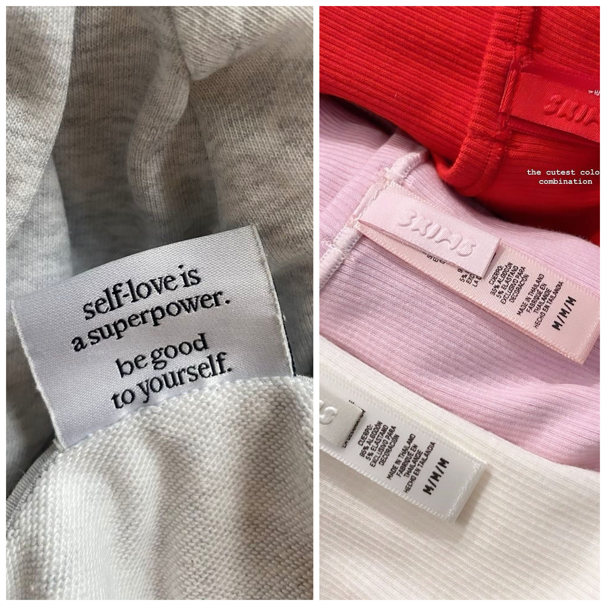 what the the label says