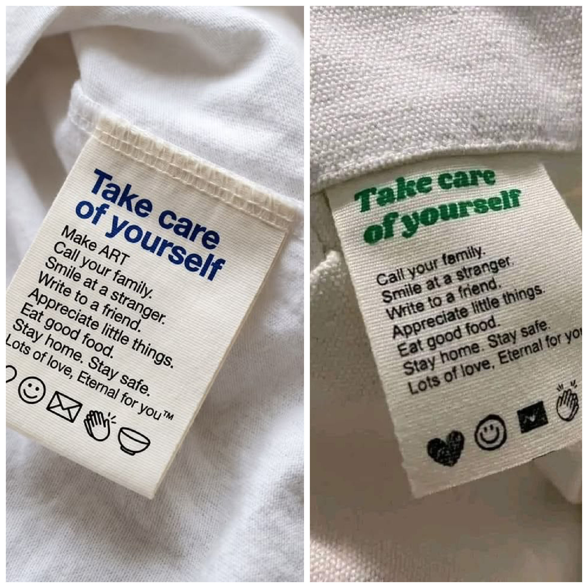 what the the label says