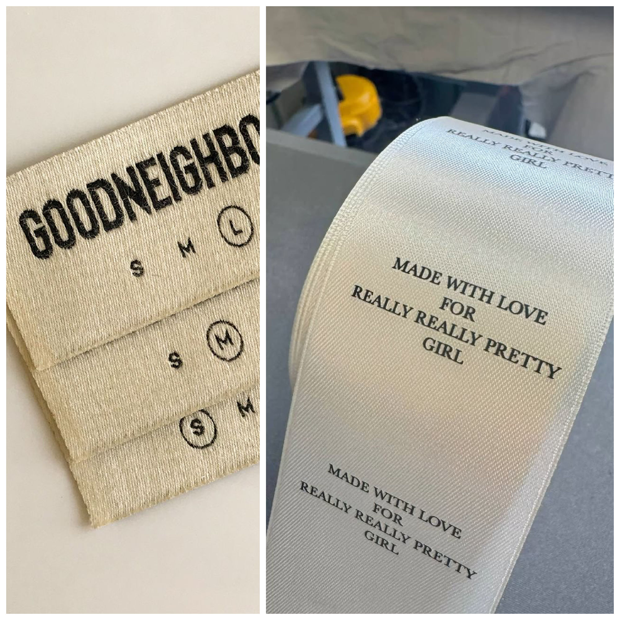 what the the label says